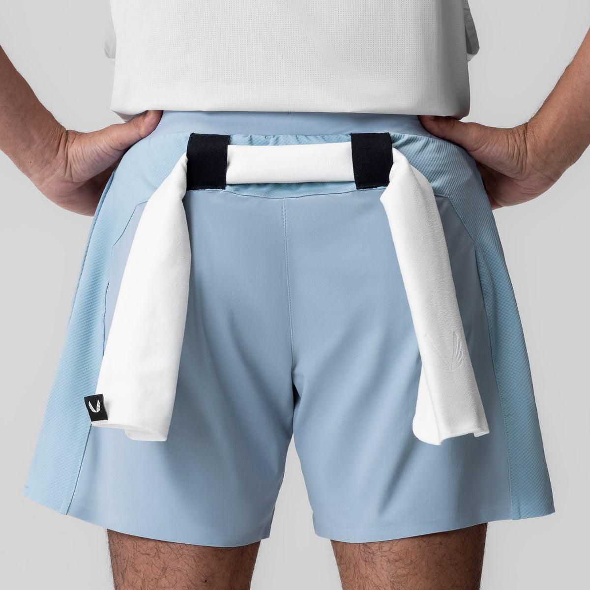 1064. Tetra-Lite® 6" Bonded Training Short - Light Sky | ASRV