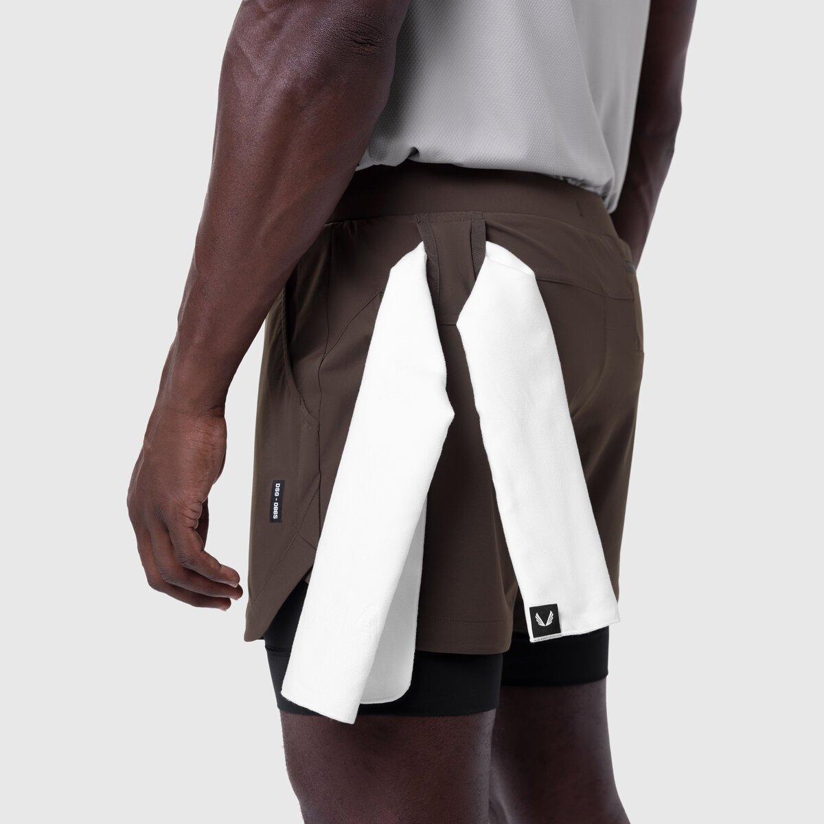0865. Tetra-Lite® 5" Liner Short - Dark Earth "Wings"/Black | ASRV