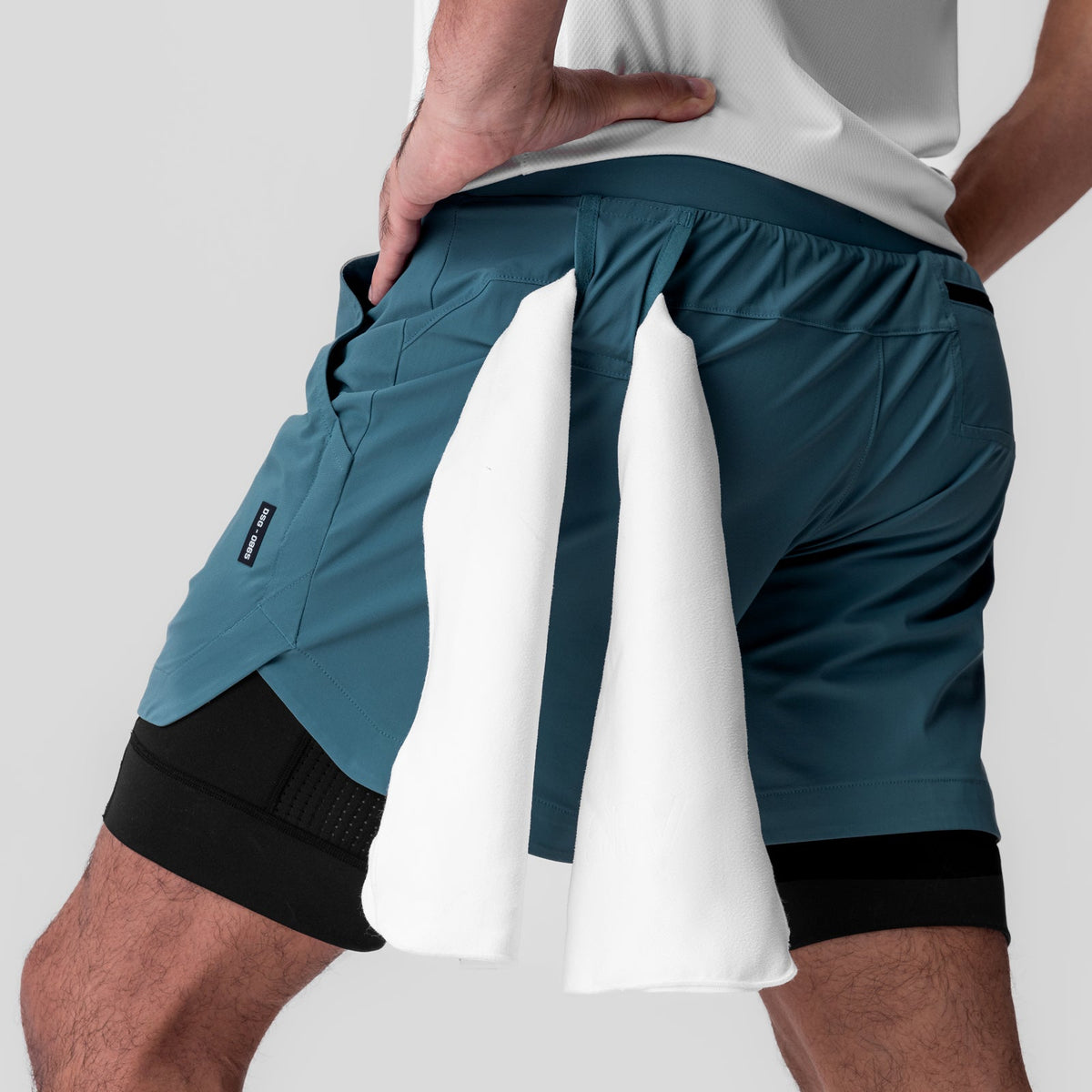 0865. Tetra-Lite® 5" Liner Short - Storm "Wings"/Black | ASRV