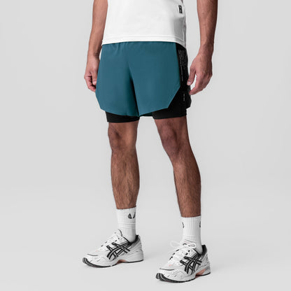 0953. Aerotex™ Hybrid Liner Short - Storm/Black | ASRV