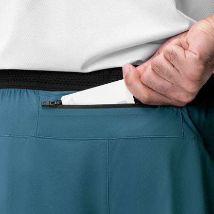0953. Aerotex™ Hybrid Liner Short - Storm/Black | ASRV