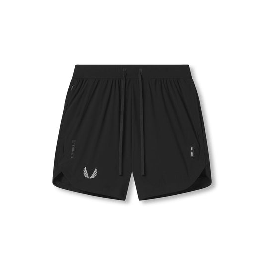 0823. Tetra-Lite® 7" Linerless Short - Black "White Wings" | ASRV