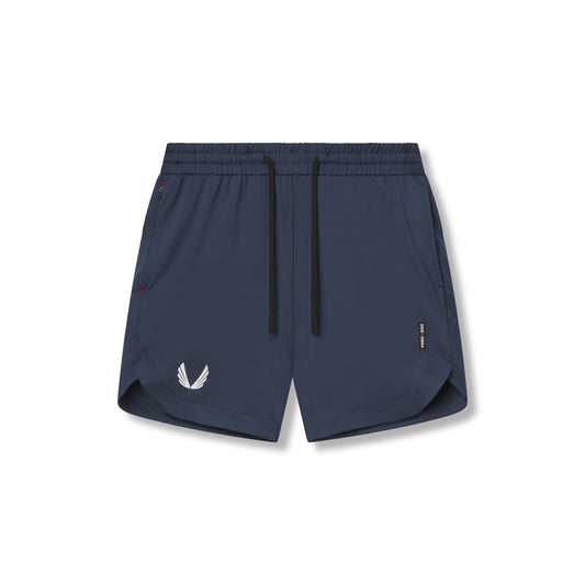 0994. AeroSilver® 7" Linerless Short - Navy | ASRV