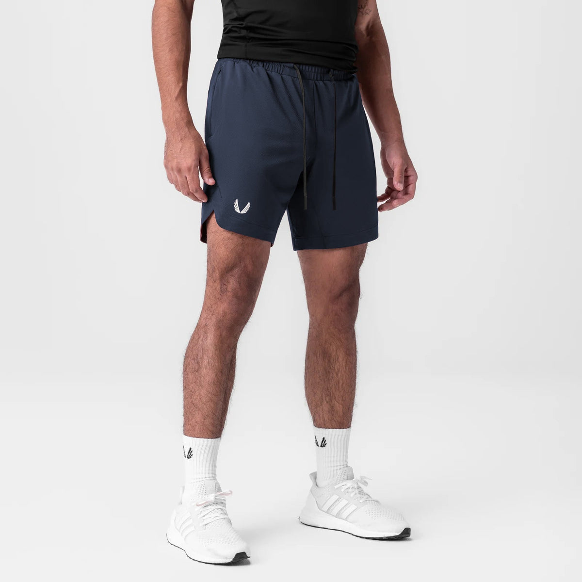 0994. AeroSilver® 7" Linerless Short - Navy | ASRV