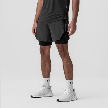 0953. Aerotex™ Hybrid Liner Short - Space Grey/Black | ASRV