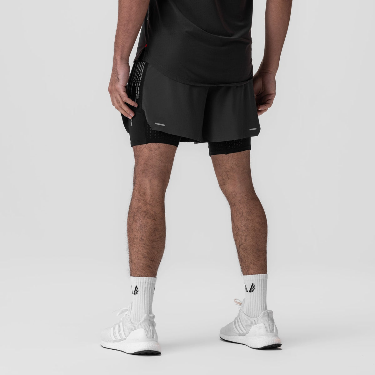 0953. Aerotex™ Hybrid Liner Short - Space Grey/Black | ASRV