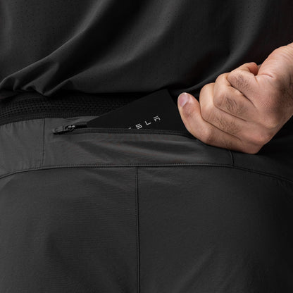 0953. Aerotex™ Hybrid Liner Short - Space Grey/Black | ASRV