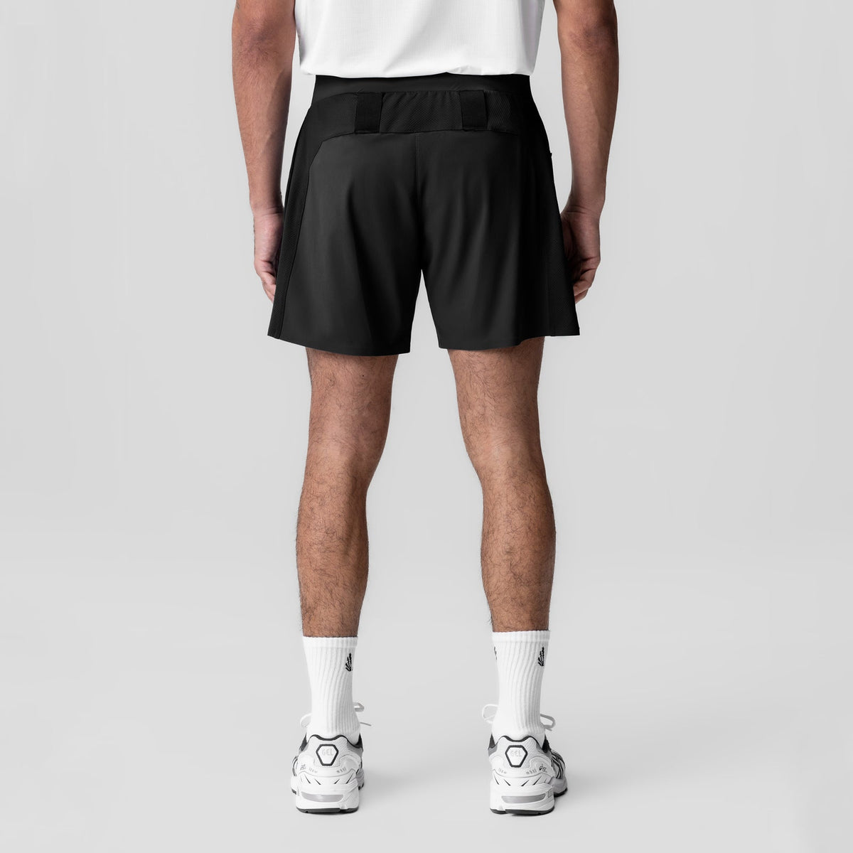 1064. Tetra-Lite® 6" Bonded Training Short - Black | ASRV