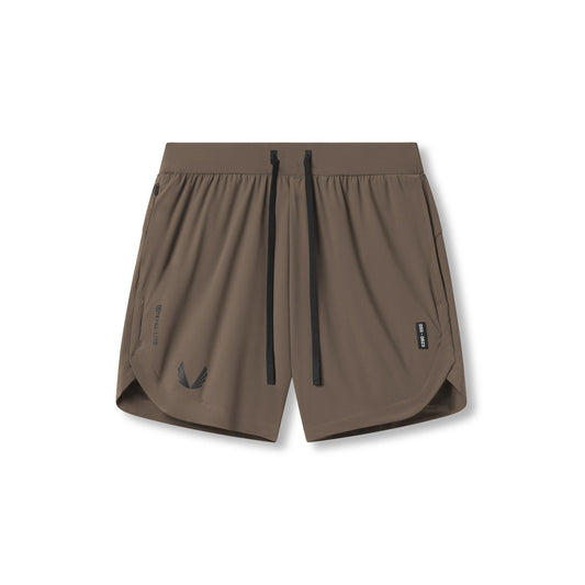 0823. Tetra-Lite® 7" Linerless Short - Deep Taupe "Wings" | ASRV