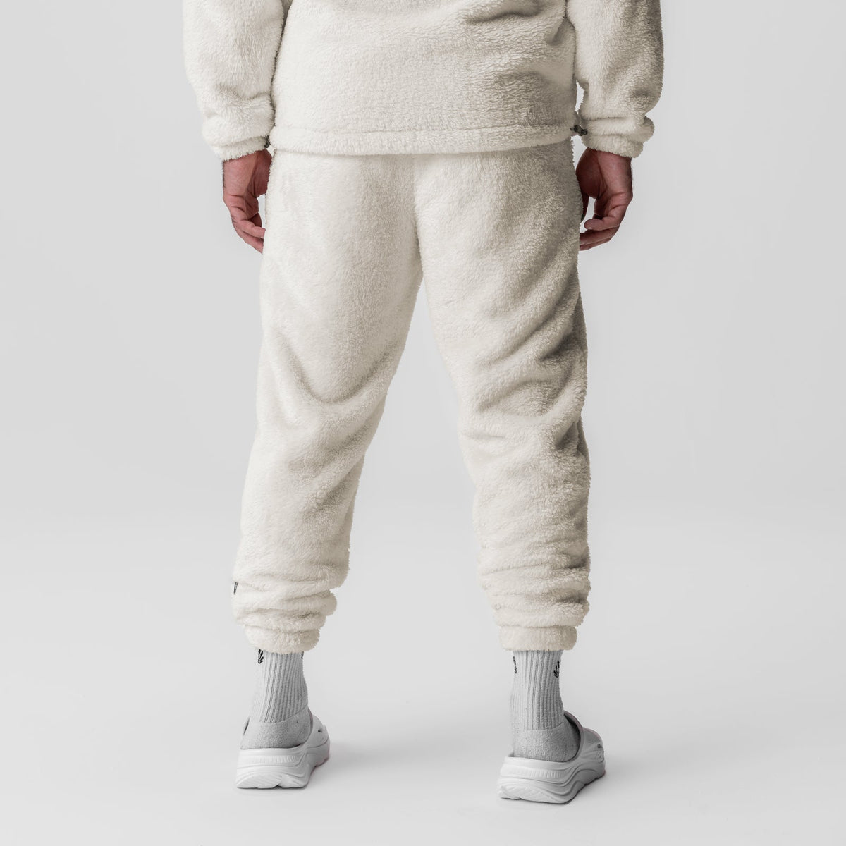 0692. Sherpa Recovery Sweats - Ivory Cream/White | ASRV