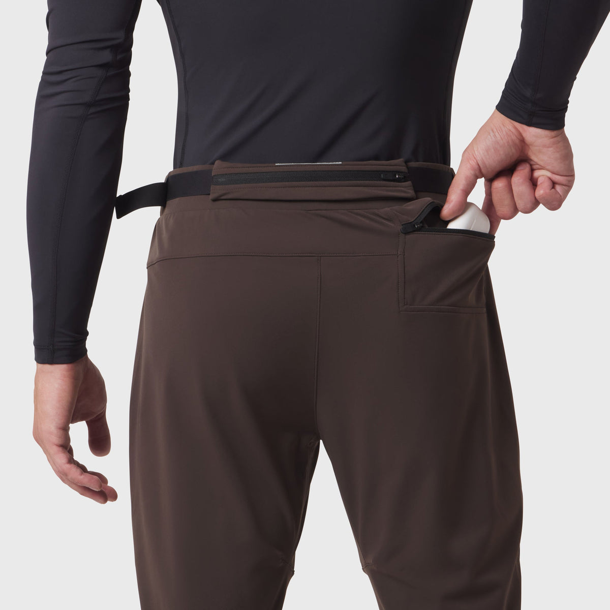 1171. Hybrid Belt-Pack Run Jogger - Dark Earth | ASRV