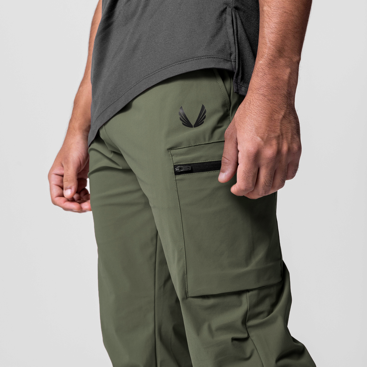 0656. Tetra-Lite® Standard Zip Jogger - Olive | ASRV