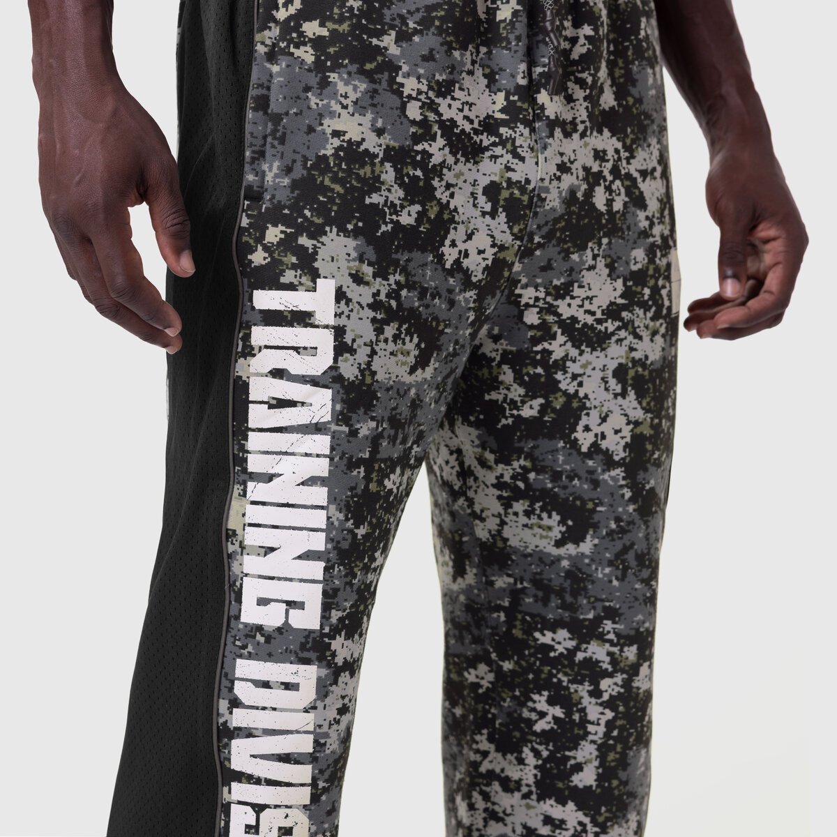 1120. Tech-Terry™ Mesh Panel Sweats - Pixel Camo "Blade TD" | ASRV