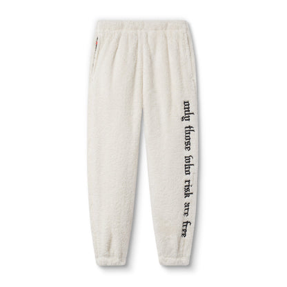 0692. Sherpa Recovery Sweats - Ivory Cream/Black | ASRV