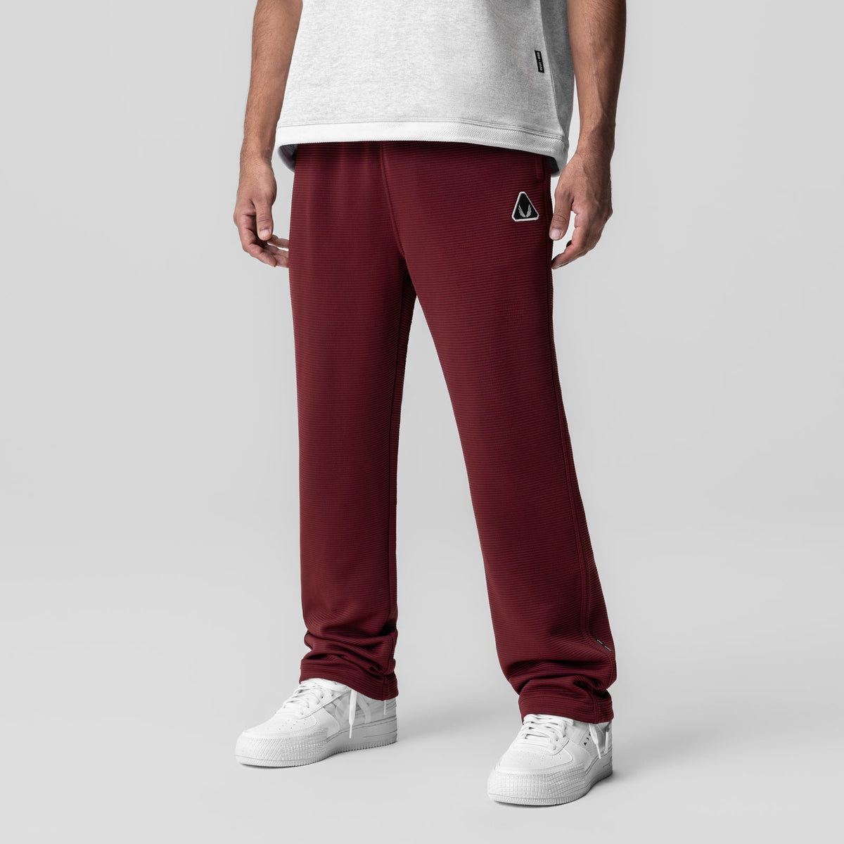 1034. Deltapeak® Straight Leg Sweats - Crimson | ASRV