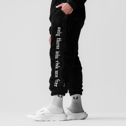 0692. Sherpa Recovery Sweats - Black/White | ASRV