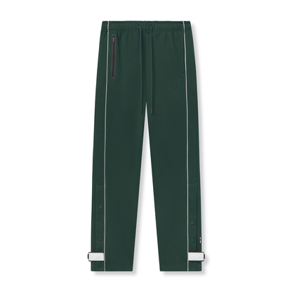 0998. Herringbone Terry Snap Button Sweats - Forest Green | ASRV