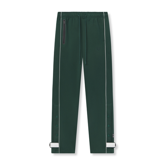 0998. Herringbone Terry Snap Button Sweats - Forest Green | ASRV