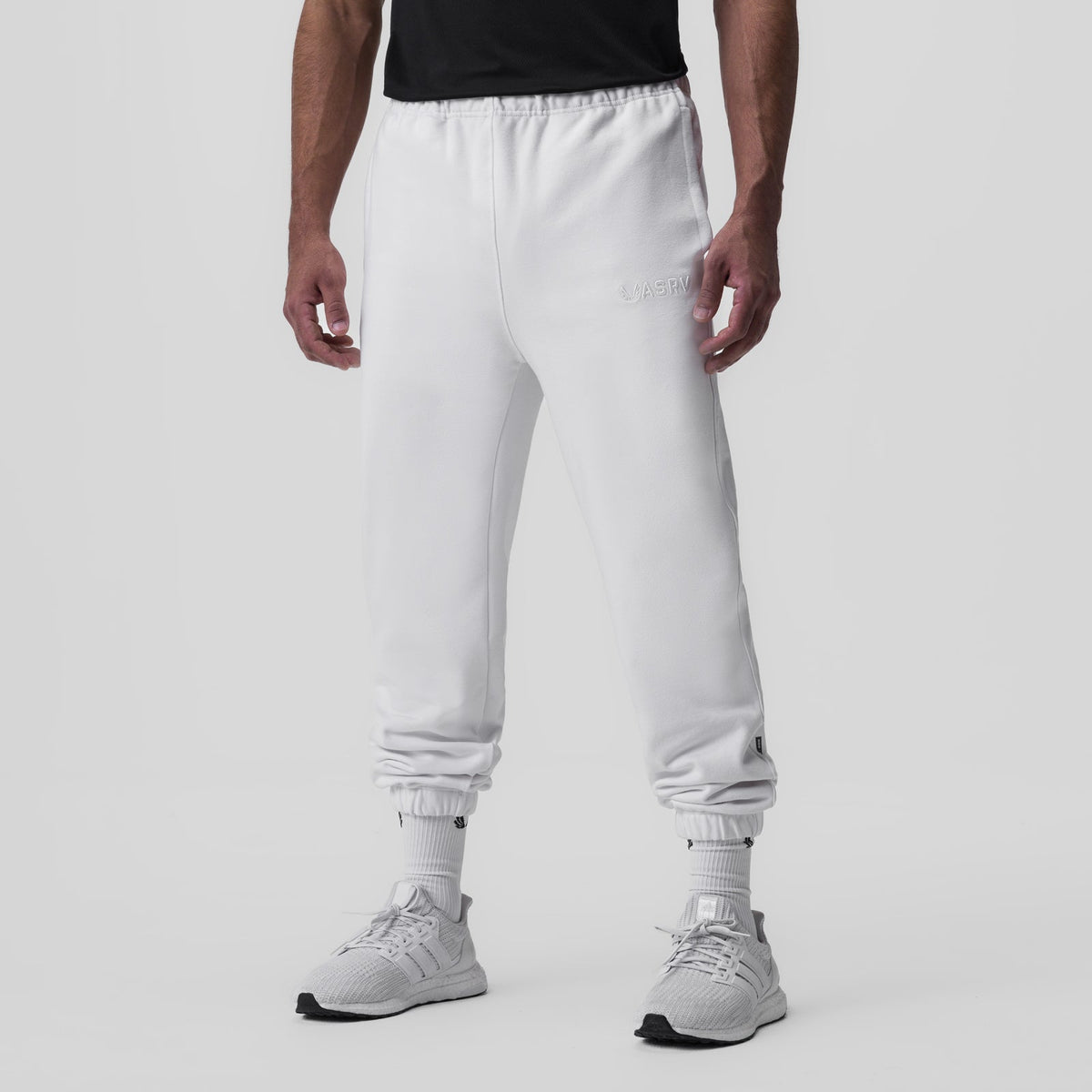 0655. Tech-Terry™ Oversized Sweats - White | ASRV