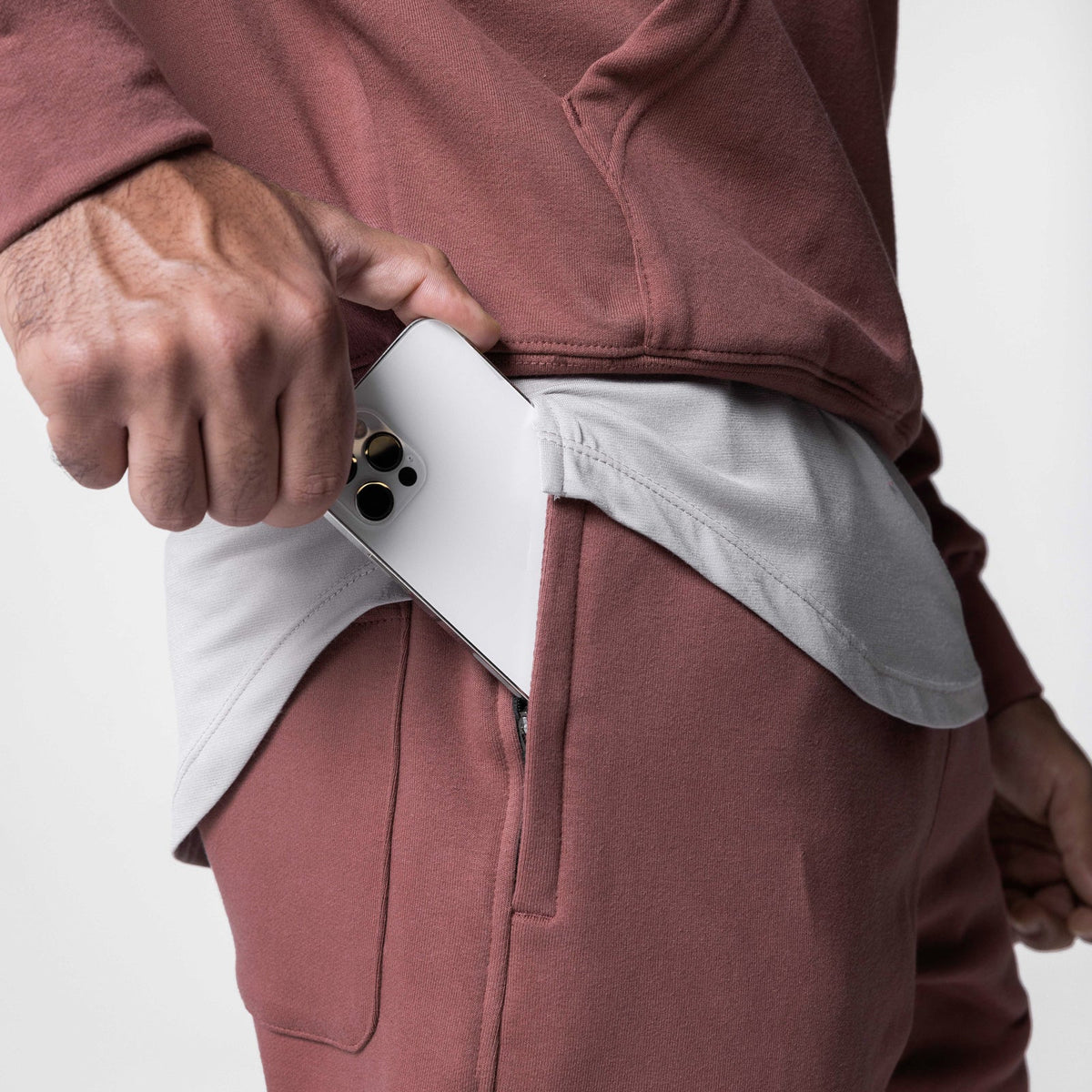 0655. Tech-Terry™ Oversized Sweats - Red Earth | ASRV
