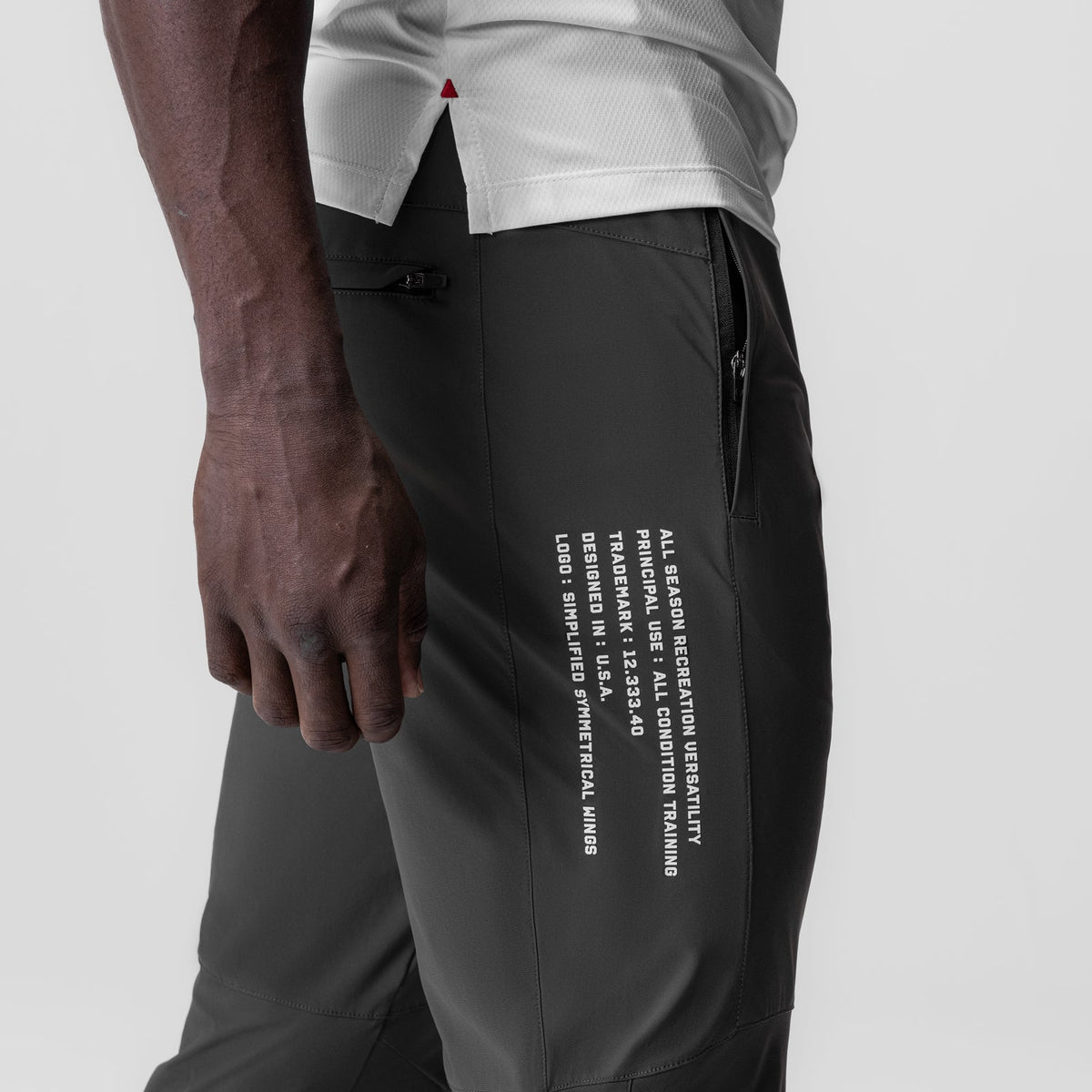 0959. Tetra-Lite® Moto Jogger - Space Grey "Multi-Text" | ASRV