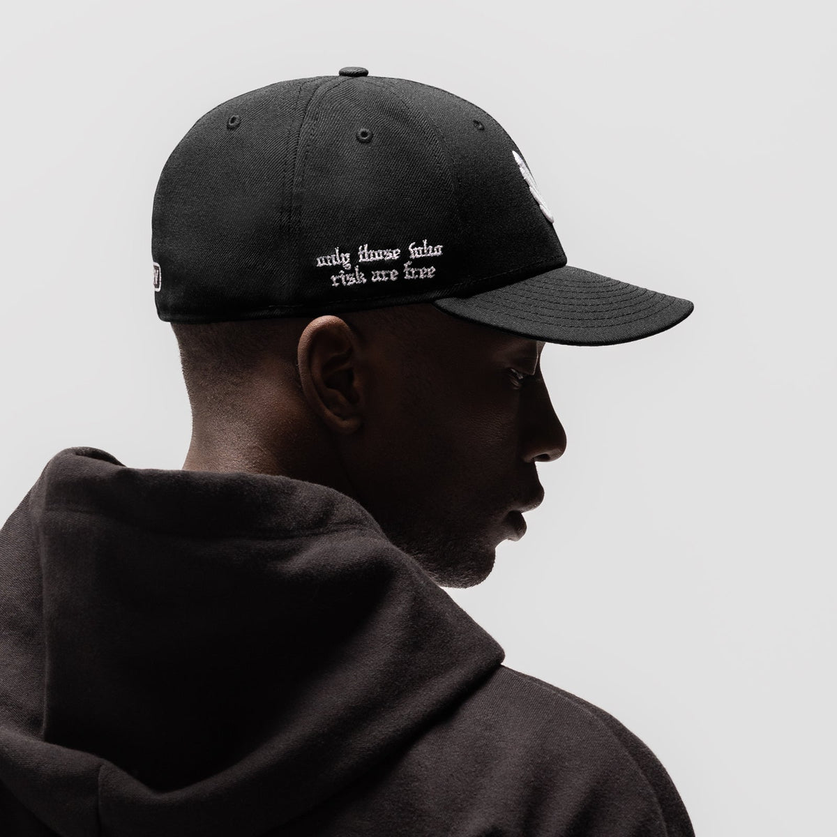 New Era® 59Fifty® Low Profile Hat - Black/White "Wings" | ASRV