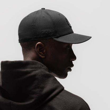 New Era® 59Fifty® Low Profile Hat - Black/Black "Wings" | ASRV