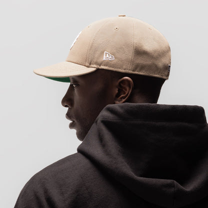 New Era® 59Fifty® Low Profile Hat - Beige/White "Wings" | ASRV