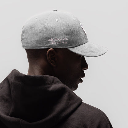 New Era® 59Fifty® Low Profile Hat - Heather Grey/White "Wings" | ASRV