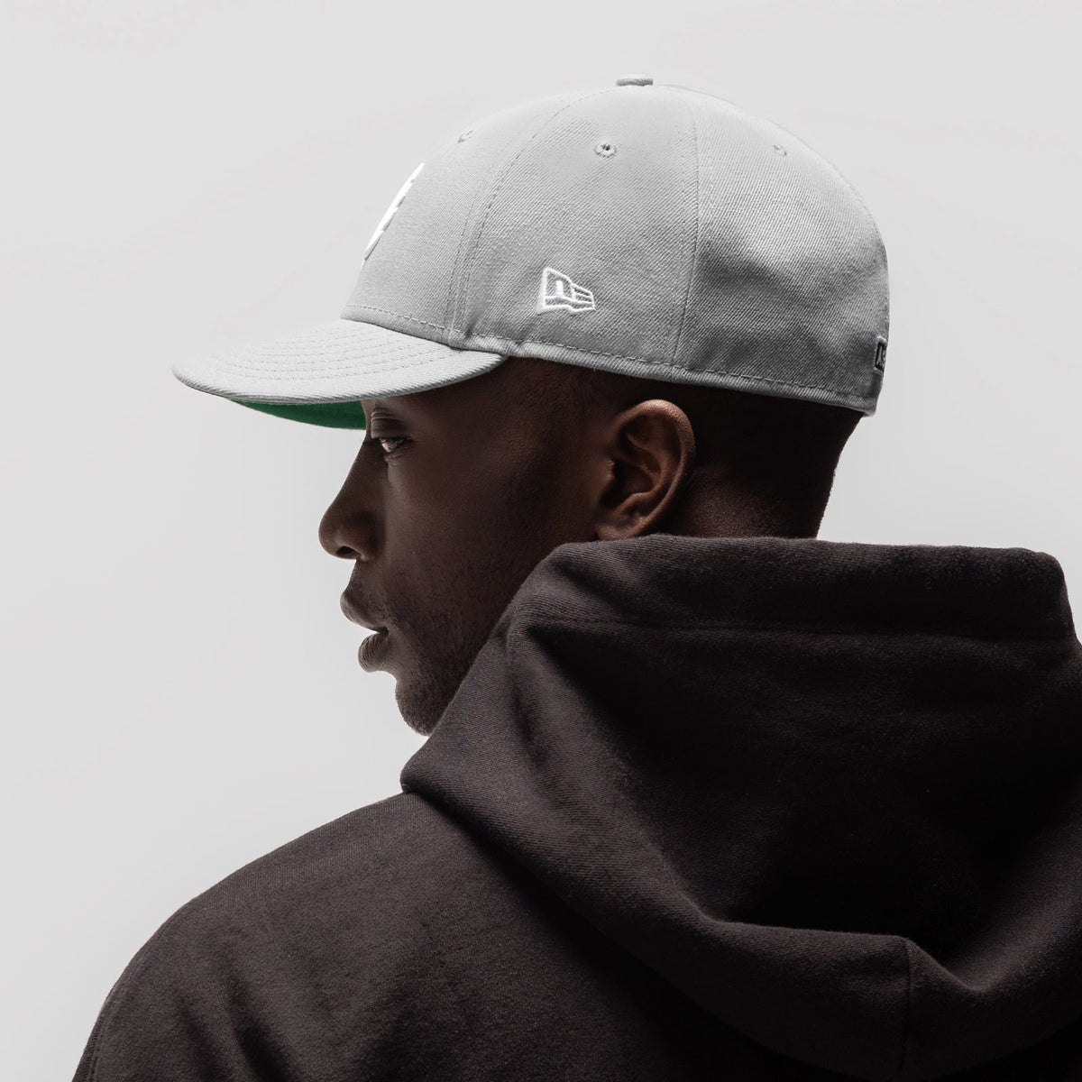 New Era® 59Fifty® Low Profile Hat - Grey/White "Wings" | ASRV