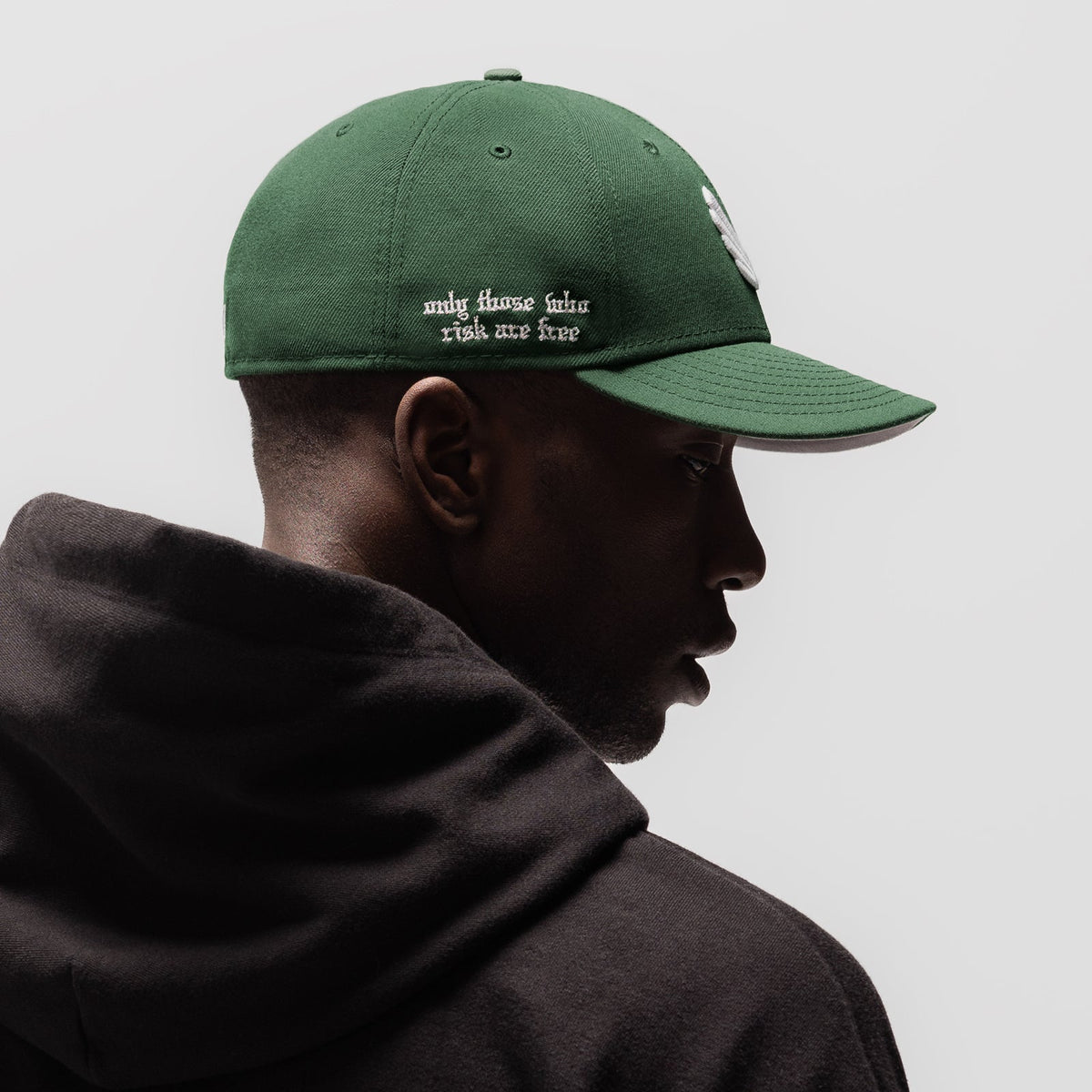 New Era® 59Fifty® Low Profile Hat - Forest Green/White "Wings" | ASRV