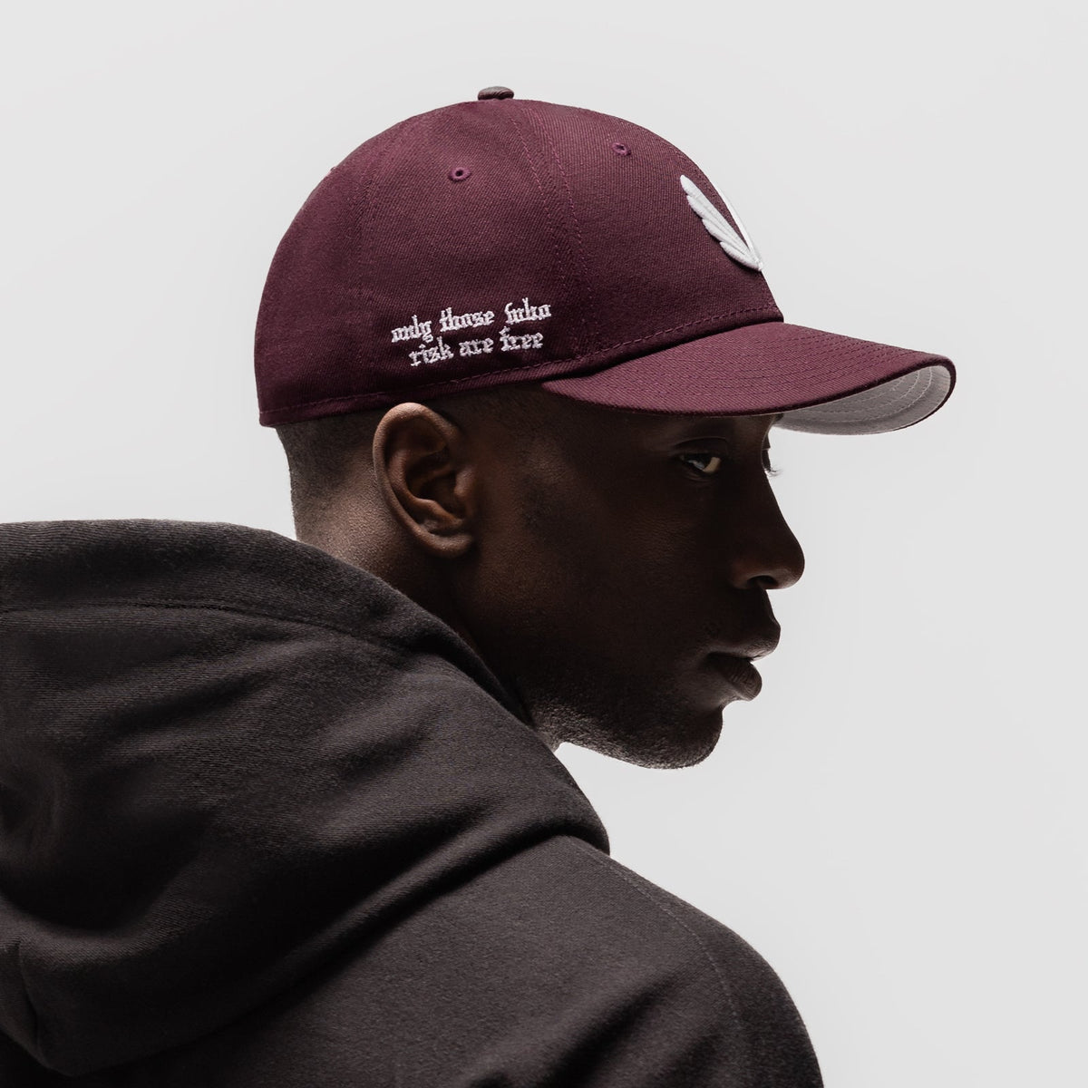 New Era® 59Fifty® Low Profile Hat - Maroon/White "Wings" | ASRV
