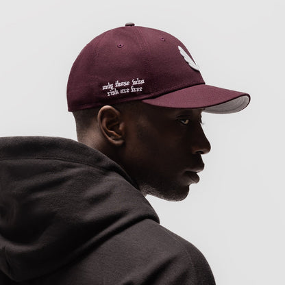 New Era® 59Fifty® Low Profile Hat - Maroon/White "Wings" | ASRV
