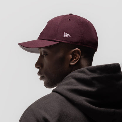New Era® 59Fifty® Low Profile Hat - Maroon/White "Wings" | ASRV