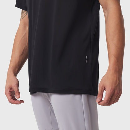 1166. Polartec® Delta Polo - Black | ASRV