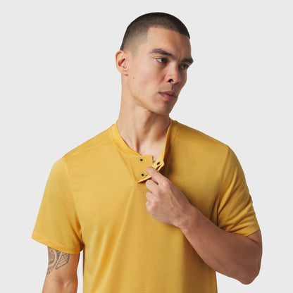 1166. Polartec® Delta Polo - Amber | ASRV