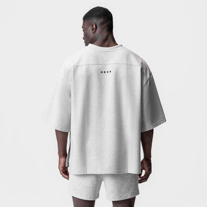 0945. Micro-Terry Warm-Up Tee - Heather Grey | ASRV