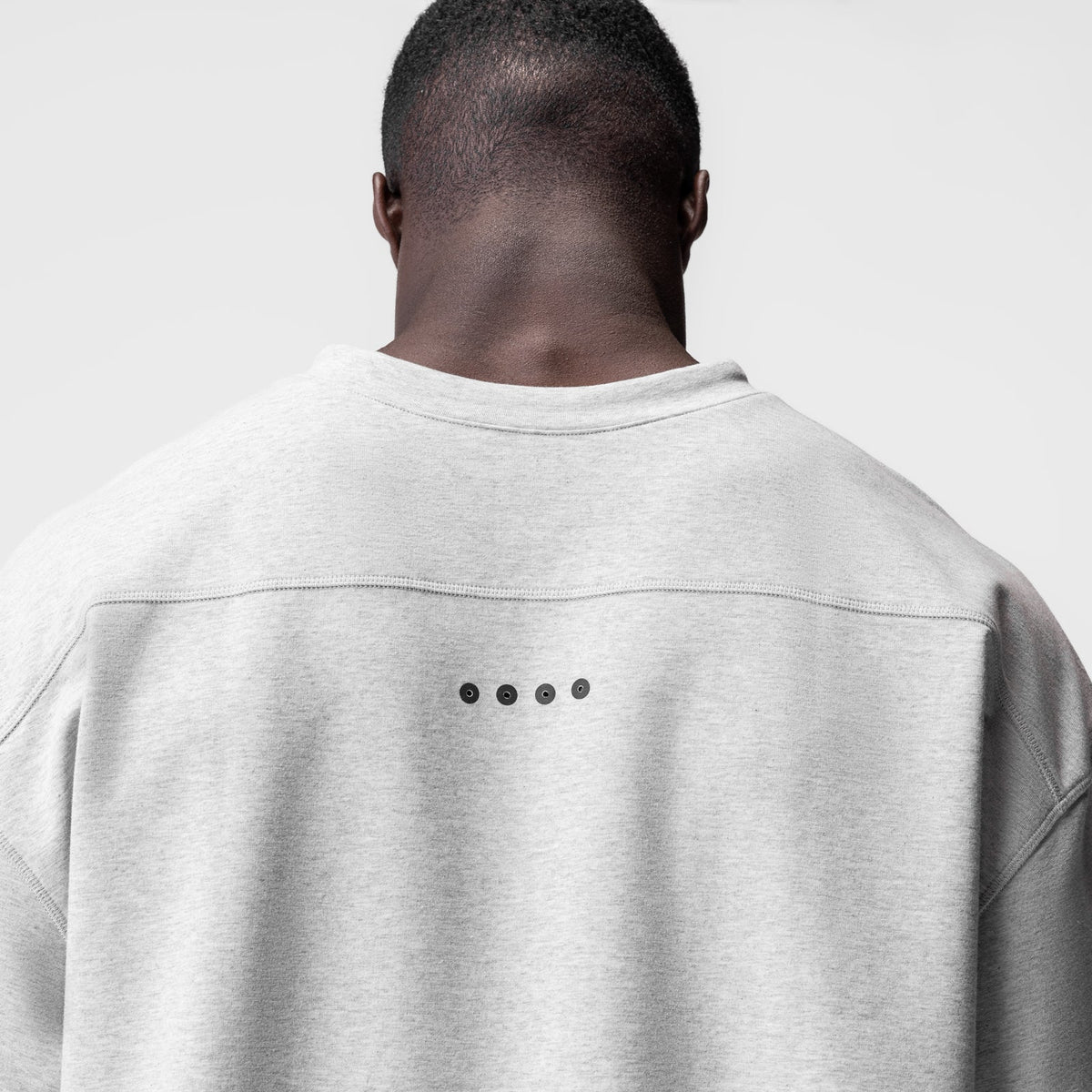 0945. Micro-Terry Warm-Up Tee - Heather Grey | ASRV