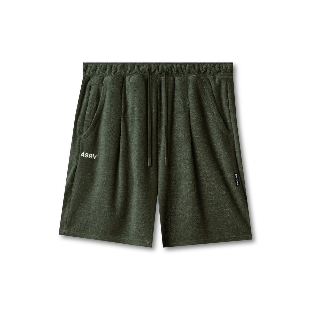 1094. Towel Terry Relaxed Short - Olive | ASRV
