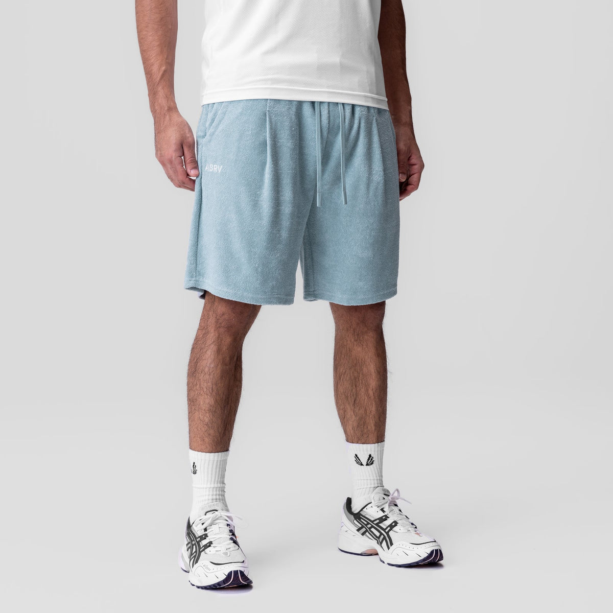 1094. Towel Terry Relaxed Short - Light Sky | ASRV
