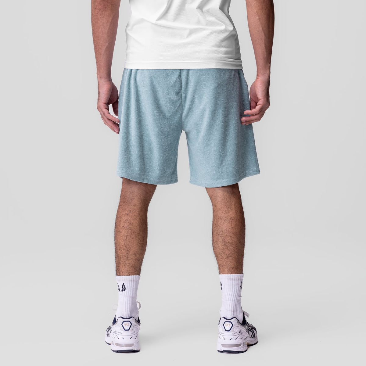1094. Towel Terry Relaxed Short - Light Sky | ASRV