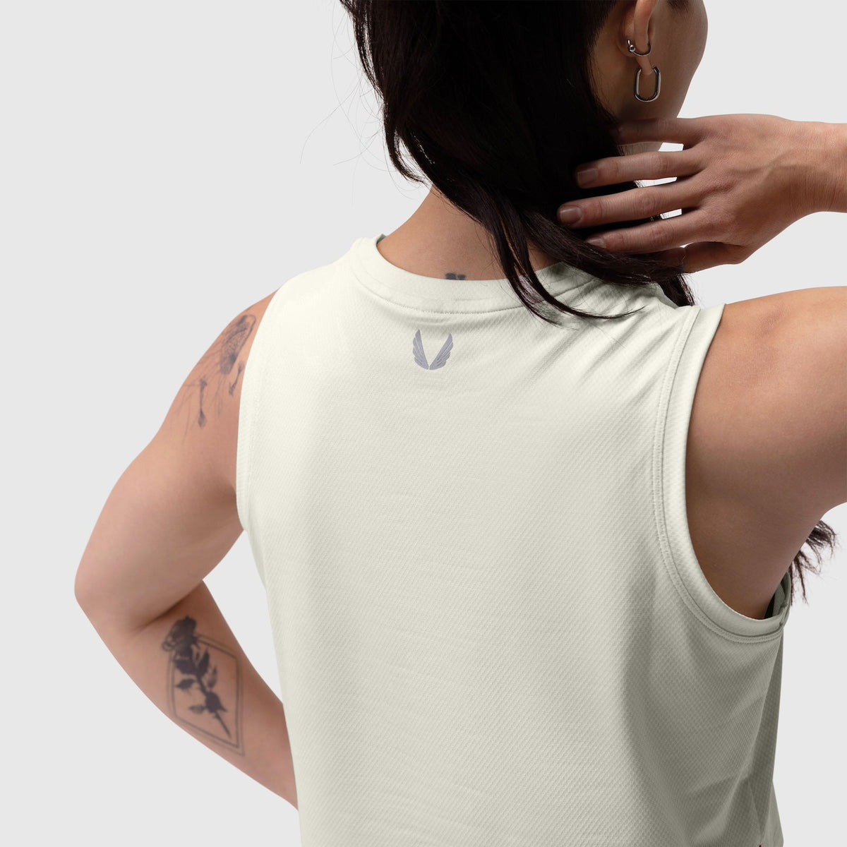 W020. AeroSilver® Tank Top - Ivory Cream "RP" | ASRV