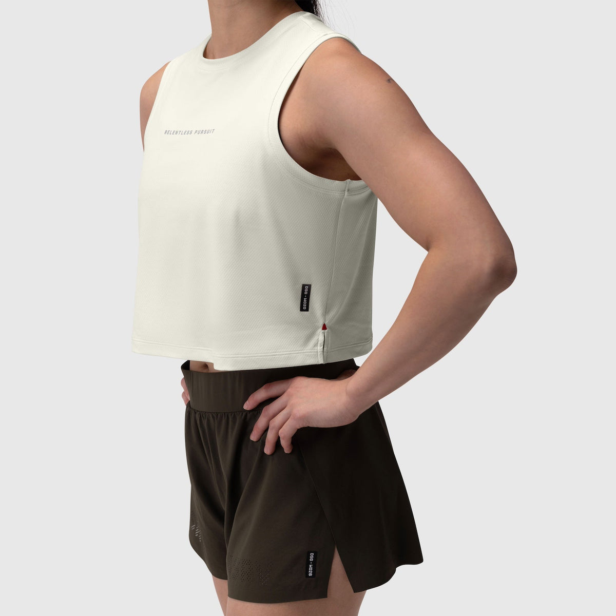 W020. AeroSilver® Tank Top - Ivory Cream "RP" | ASRV