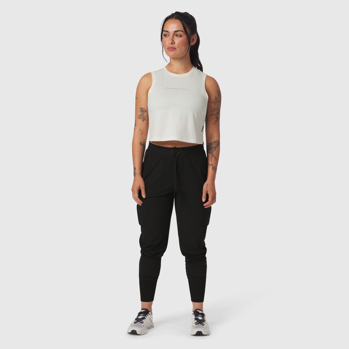 W020. AeroSilver® Tank Top - Ivory Cream "RP" | ASRV