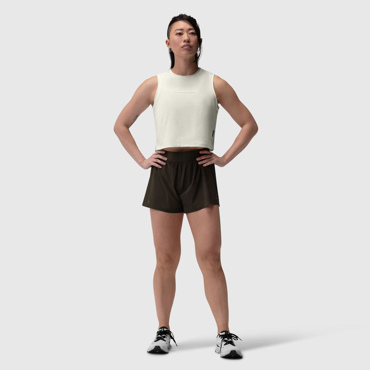 W020. AeroSilver® Tank Top - Ivory Cream "RP" | ASRV