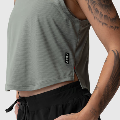 ASRV x Equinox AeroSilver® Cropped Training Tank - Sage | ASRV