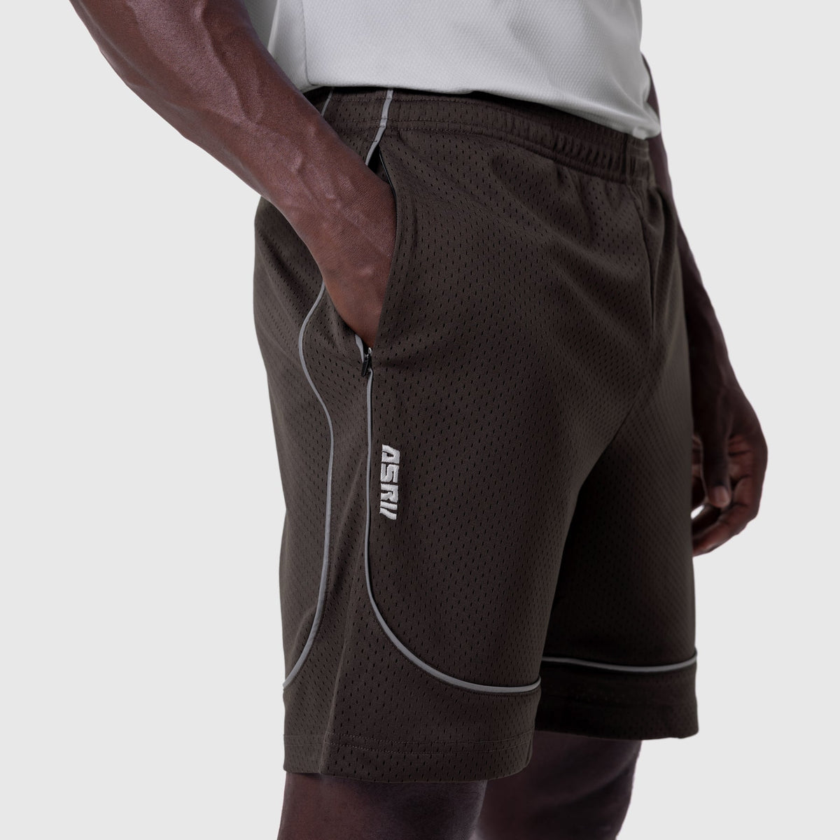 1118. Ion-Mesh™ Modal Liner Short - Dark Earth | ASRV