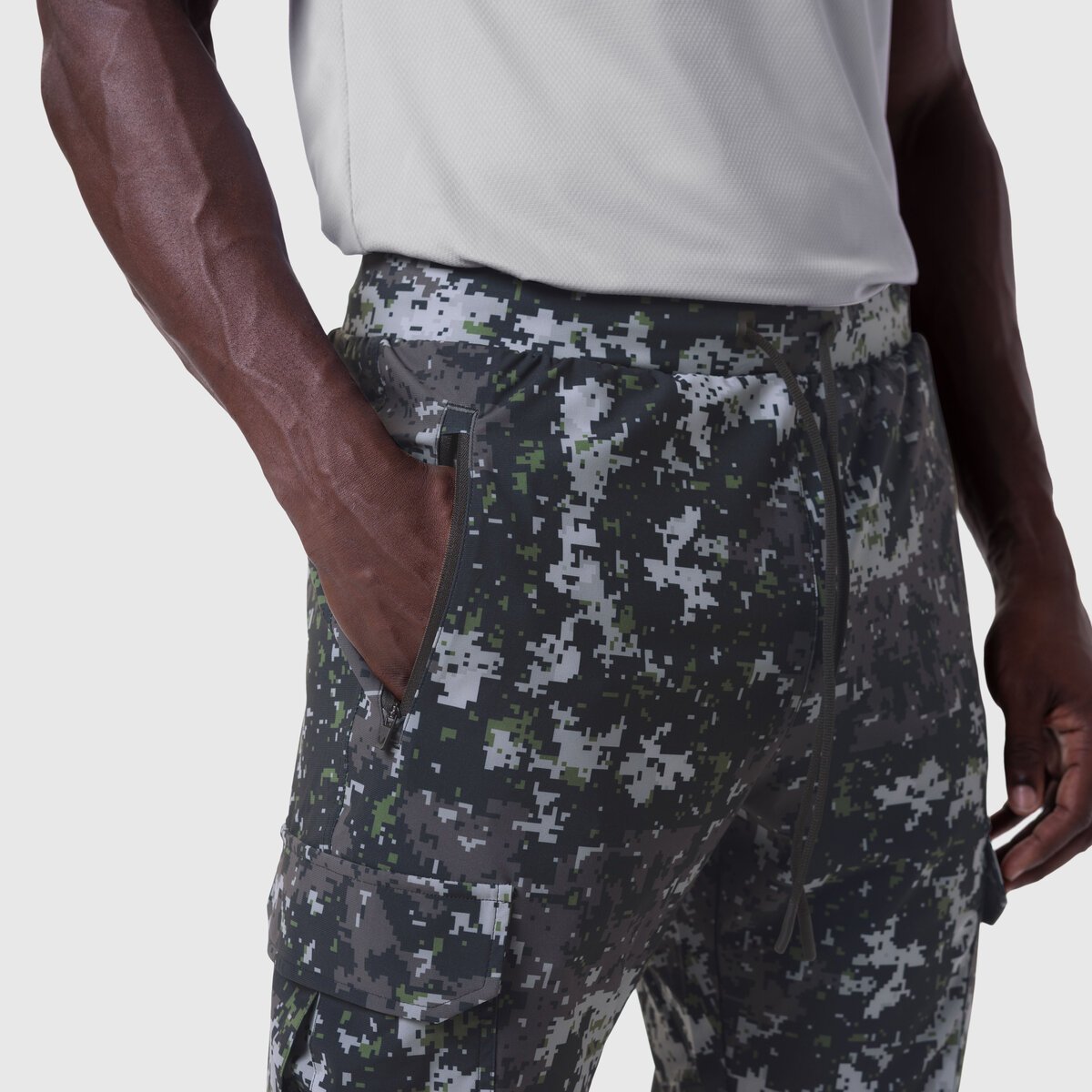 0825. Tetra-Lite® Cargo High Rib Jogger - Pixel Camo | ASRV