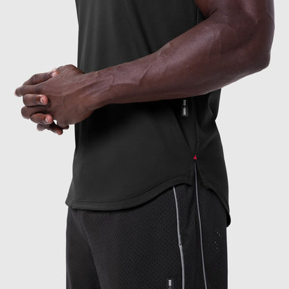 0660. AeroSilver® Established Tee - Black "Blade" | ASRV