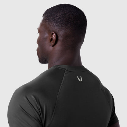 0660. AeroSilver® Established Tee - Black "Blade" | ASRV